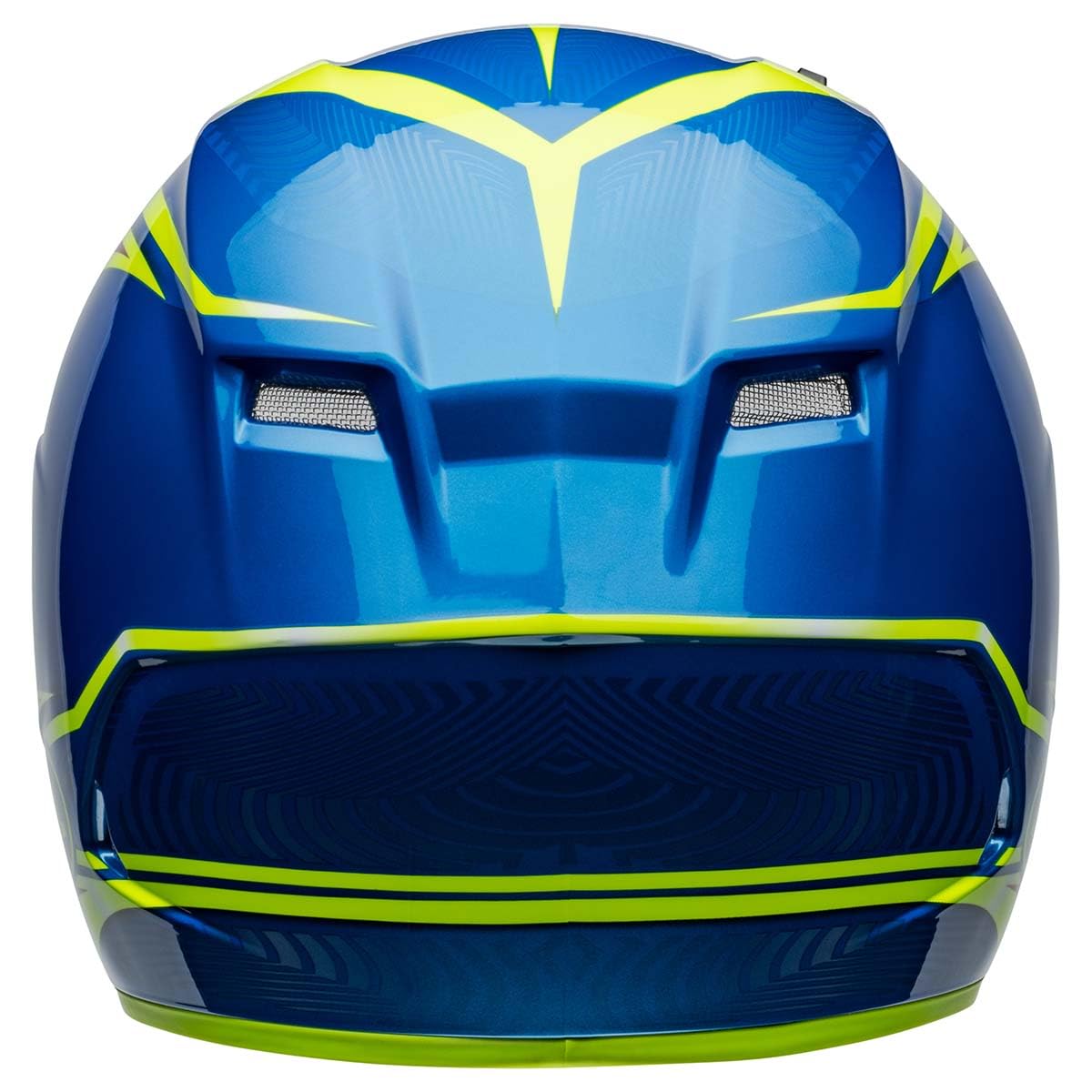 Bell Powersports Qualifier Conduit Gloss Retina/Blue 2X-Large